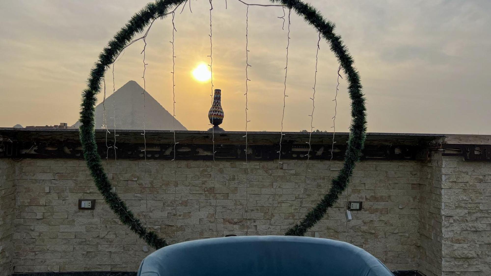Master Pyramids Hotel Al Kawm al Akhdar Exteriör bild